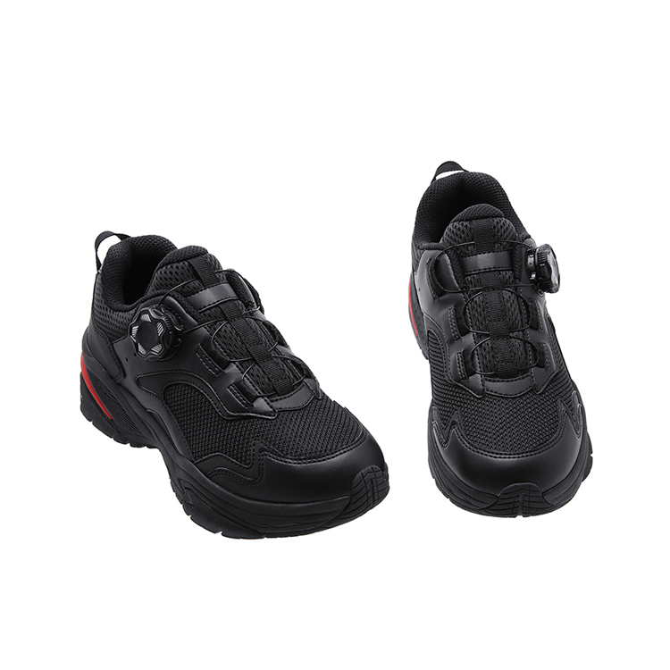 China Supplier Kids Best Quality Cool Styles Black Trendy Stylish Zapatos Boys Running Shoes