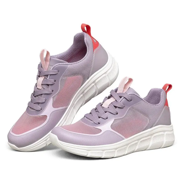 Autumn Spring Summer Soft Lightweight Sneakers Mesh Breathable Comfy Women Running Shoes